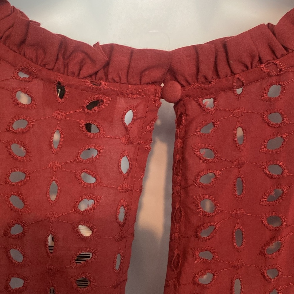 Torrid Eyelet Ruffle Sleeve Top - Picture 7 of 10